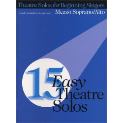 Fifteen Easy Theatre Solos Mezzo Soprano/Alto 