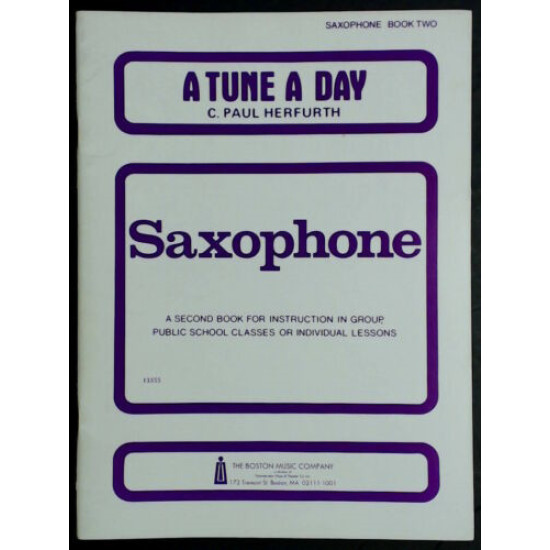 A Tune A Day for Saxophone Book 2