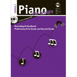 AMEB Piano For Leisure Preliminary To Grade 2 Series 3 CD Recording Handbook