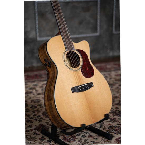 Cort Gold OC6 Bocote Acoustic/Electric Guitar Natural Comes With Soft Bag