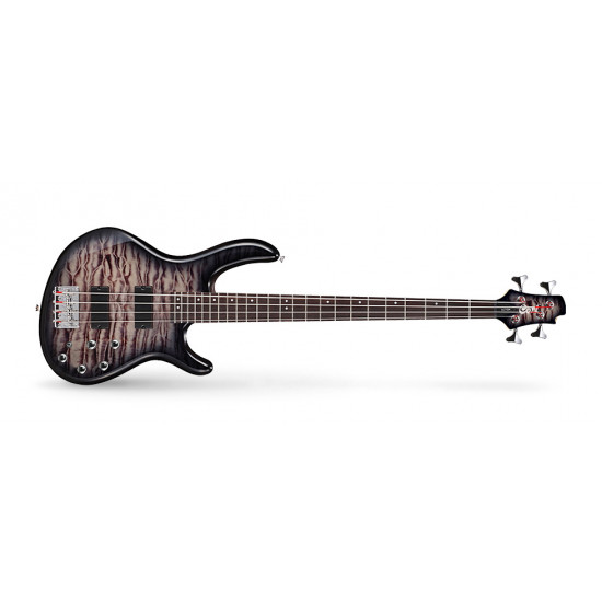 Cort Bass Electric Action Deluxe Greyburst String