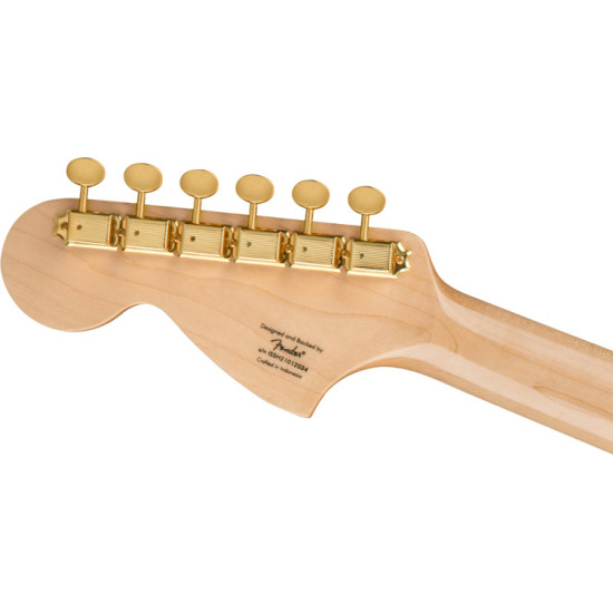 Fender 40th Anniversary Stratocaster Gold Edition Laurel Fingerboard Gold Anodized Pickguard Lake Placid Blue