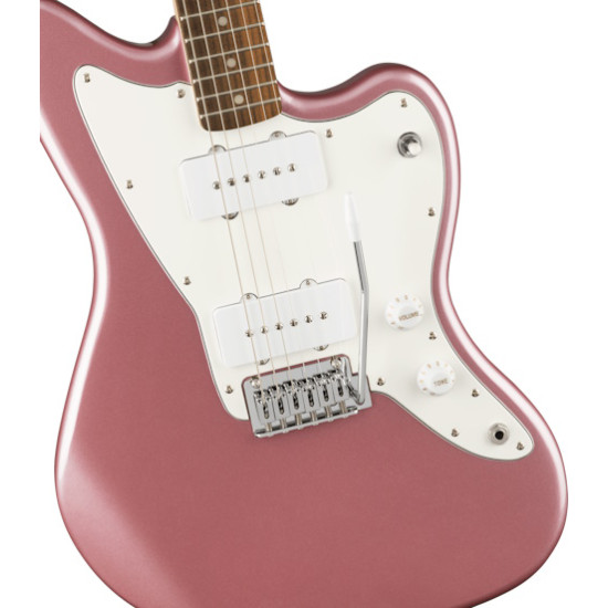 Fender Affinity Series Jazzmaster Laurel Fingerboard White Pickguard Burgundy Mist