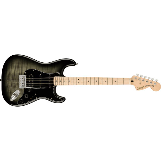Fender Affinity Series Stratocaster FMT HSS Maple Fingerboard Black Pickguard Black Burst