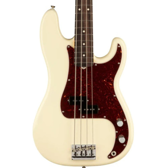 Fender American Professional II Precision Bass with Case Olympic White RW