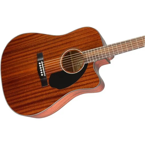 Fender CD-60SCE Mahogany Acoustic Guitar with Cutaway & Pickup Walnut Fingerboard 