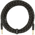 Fender Deluxe Series Instrument Cable Straight/Straight 18.6 foot Black Tweed