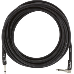 Fender Professional Series Instrument Cable Straight/Angle 18.6 foot Black
