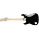 Fender Squier Mini Stratocaster Laurel Fingerboard Black Electric Guitar 