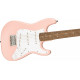 Fender Squier Mini Stratocaster Laurel Fingerboard Shell Pink Electric Guitar 