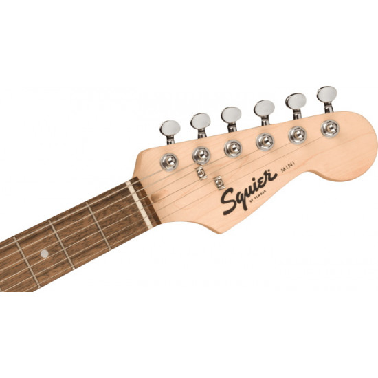 Fender Squier Mini Stratocaster Laurel Fingerboard Shell Pink Electric Guitar 