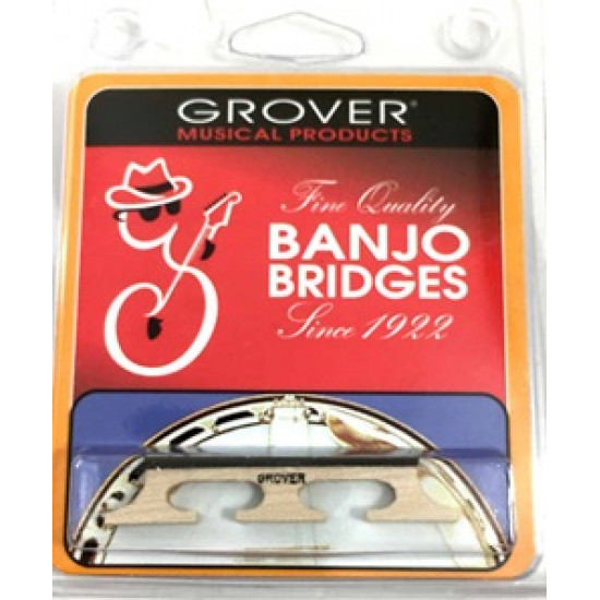 Grover 5 String Banjo Bridge BJ312 1/2" Compensated 76