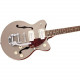 Gretsch G2655T-P90 Streamliner Center Block Jr. Double-Cut P90 with Bigsby®, Laurel Fingerboard, Two-Tone Sahara Metallic and Vintage Mahogany Stain