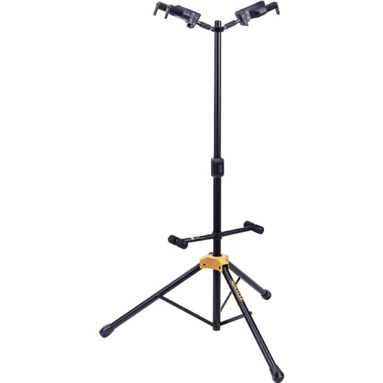Hercules Double Guitar Stand GS422B Plus Auto Grip System AGS with Foldable Backrest