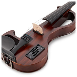 Hidersine HEV3 4/4 Zebrawood Electric Student Violin Outfit 