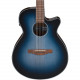 Ibanez Acoustic Electric Guitar AEG50 Gloss Indigo Blue Burst with Cutaway 