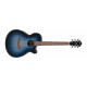 Ibanez Acoustic Electric Guitar AEG50 Gloss Indigo Blue Burst with Cutaway 