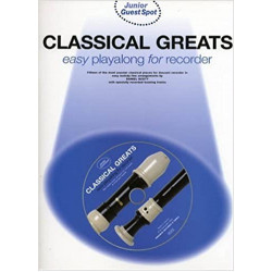 Junior Guest Spot Classical Greats Easy Playalong for Recorder with CD