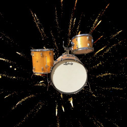 Ludwig Breakbeats 4 Piece Shell Pack Gold Sparkle 
