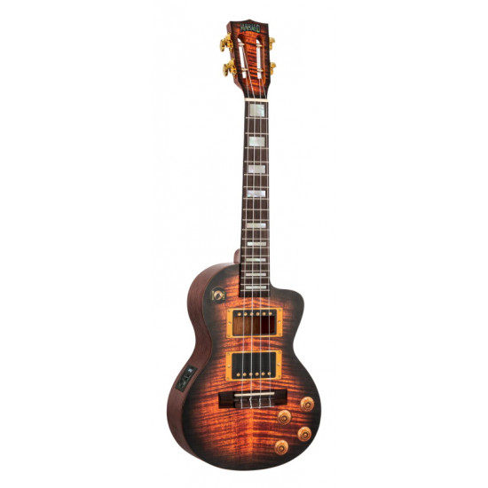 Mahalo Artist Elite Series Front Acoustic Electric Tenor Ukulele Electric Guitar