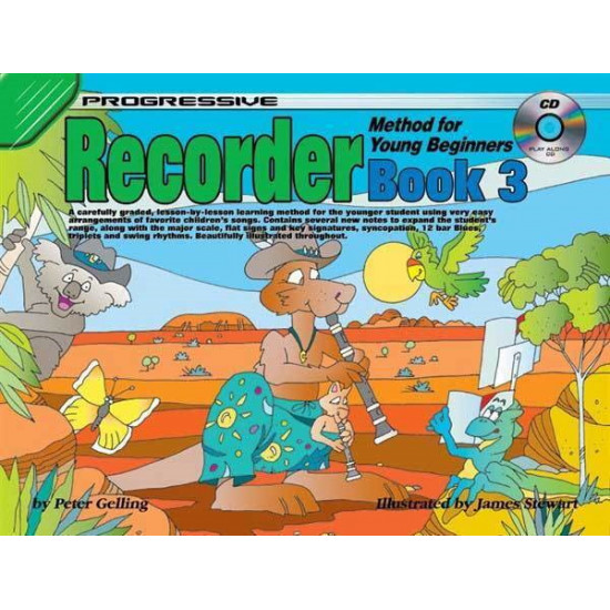 Progressive Young Beginners Recorder Book 3 with CD