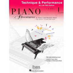 Piano Adventures All-In-Two-Technique & Performance Level 1