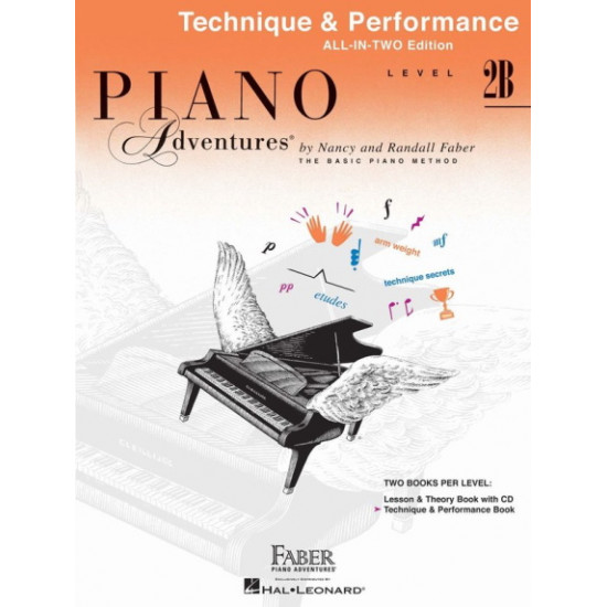 Piano Adventures All-In-Two Technique and Performance Level 2B