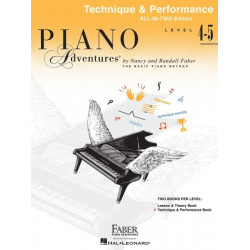 Piano Adventures All-In-Two Technique & Performance Level 4-5