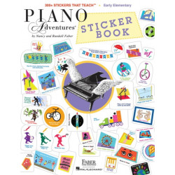 Piano Adventures Sticker Book Early Elementary