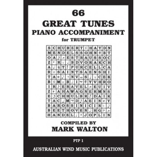 66 Great Tunes Piano Accompaniment for Trumpet by Mark Walton