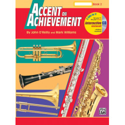 Accent On Achievement Bk 2 Flute Interactive CD