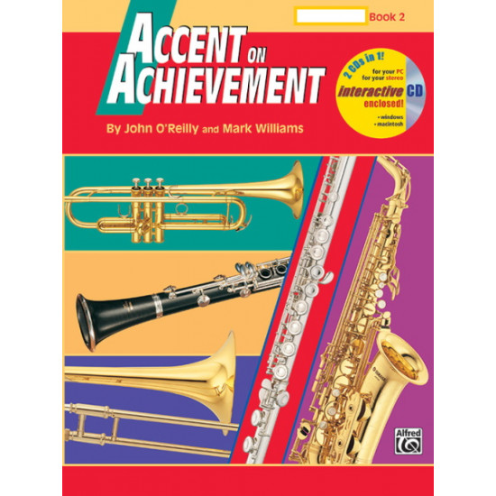 Accent On Achievement Bk 2 Flute Interactive CD