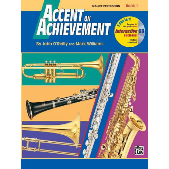 Accent On Achievement Bk 1 Mallet Percussion Interactive CD