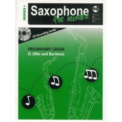 AMEB Saxophone for Leisure Series 1 Preliminary Grade Eb Alto and Baritone Book and CD