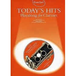 Guest Spot Today's Hits Playalong for Clarinet Book and CD