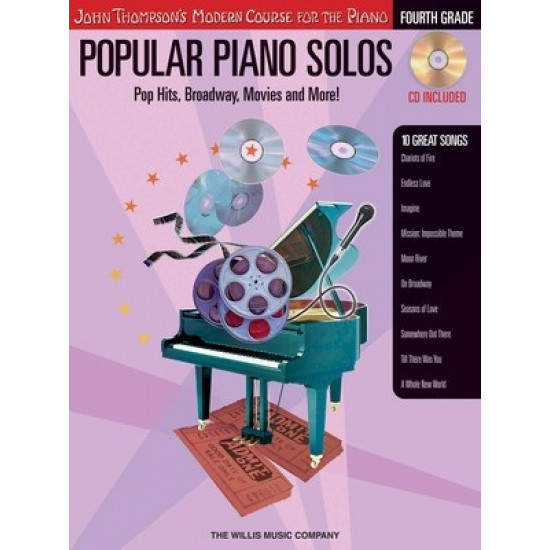 John Thompson's Popular Piano Solos Fourth Grade