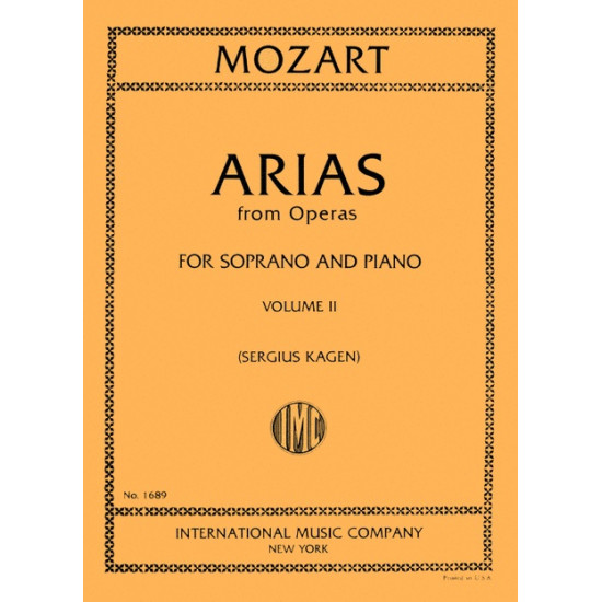 Mozart Arias from Operas Volume IV