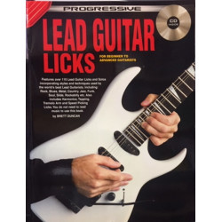 Progressive Lead Guitar Licks Plus CD
