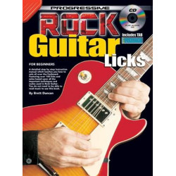 Progressive Rock Guitar Licks Includes Tab and Playalong CD