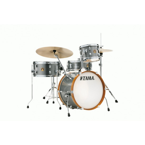 Tama LJK48H4 ClubJAM 4pce Compact Drum Kit With Hardware Charcoal Mist