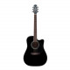 Takamine TEF341SCE Legacy Series Acoustic Guitar Dreadnought Black with Pickup