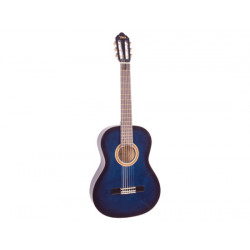 Valencia 1/2 Size Classical Guitar Gloss Blue Sunburst