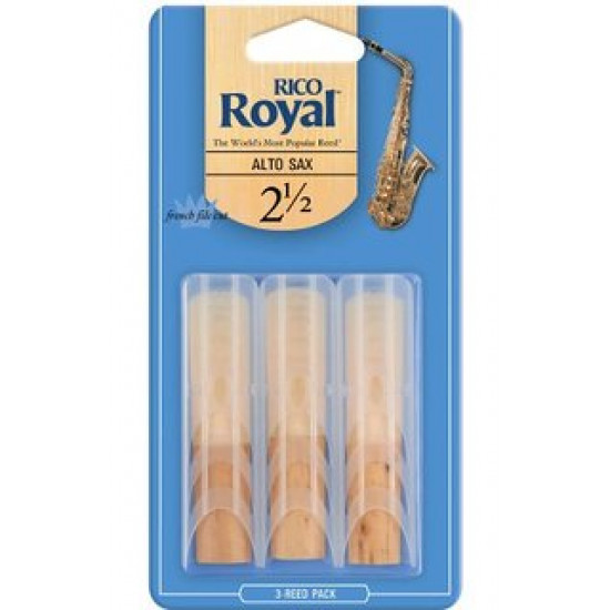 Rico Royal Reeds Alto Sax 3 pack 2.5