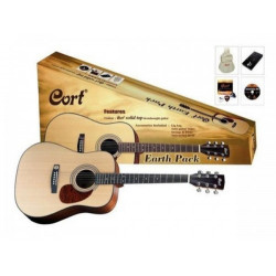 Cort Acoustic Earth 60 Guitar Pack